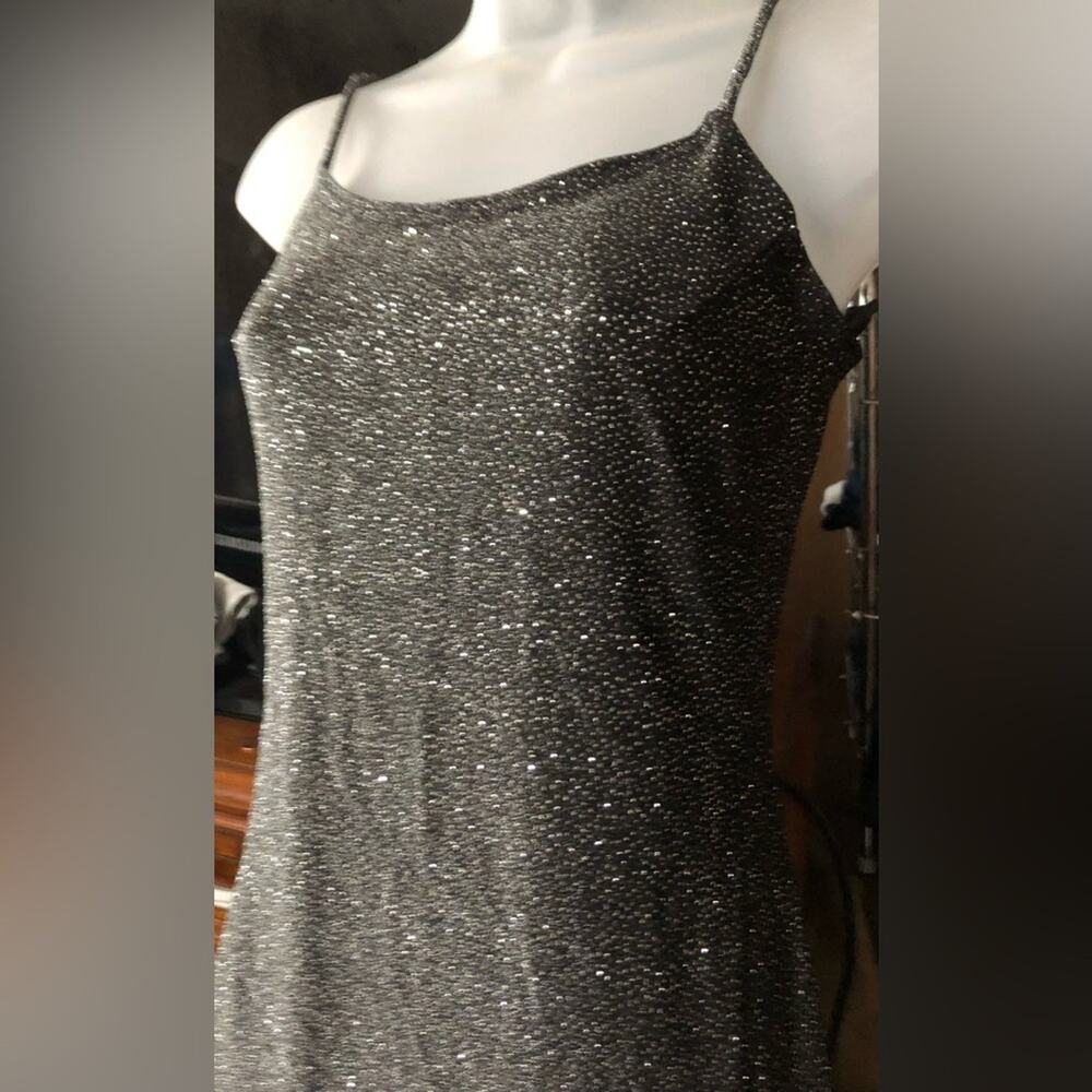 Jump Shimmering Black Sleeveless Top